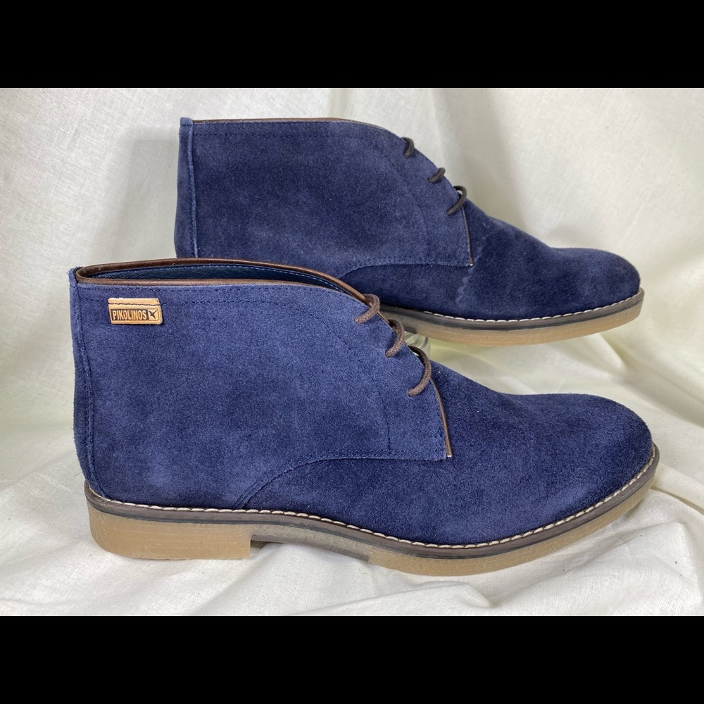 Pikolinos blue suede leather fashion boot size 41